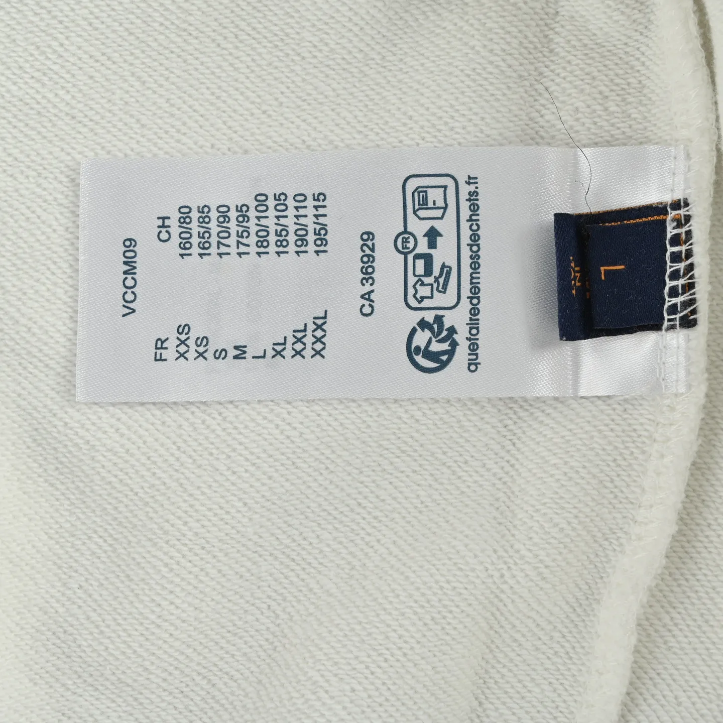 Louis Vuitton/Louis Vuitton denim patch embroidery washed ripped hole hooded sweatshirt